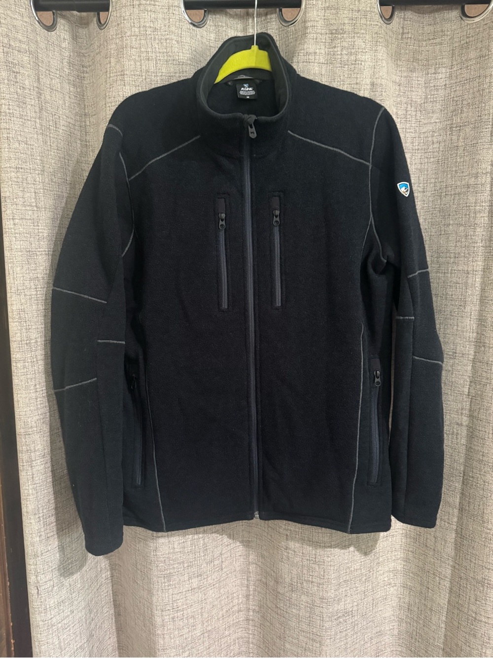Kuhl Men's Black Full-Zip Fleece Jacket